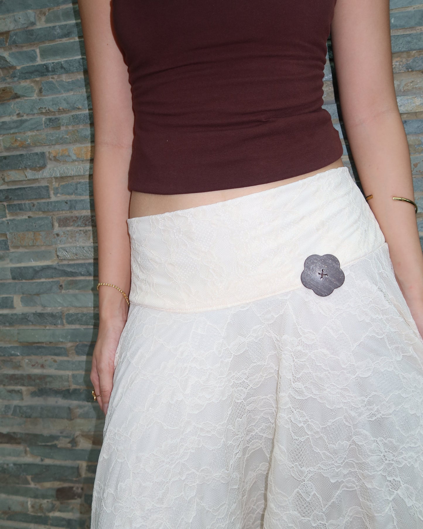 HOLIDAY SKIRT IN FRENCH VANILLA