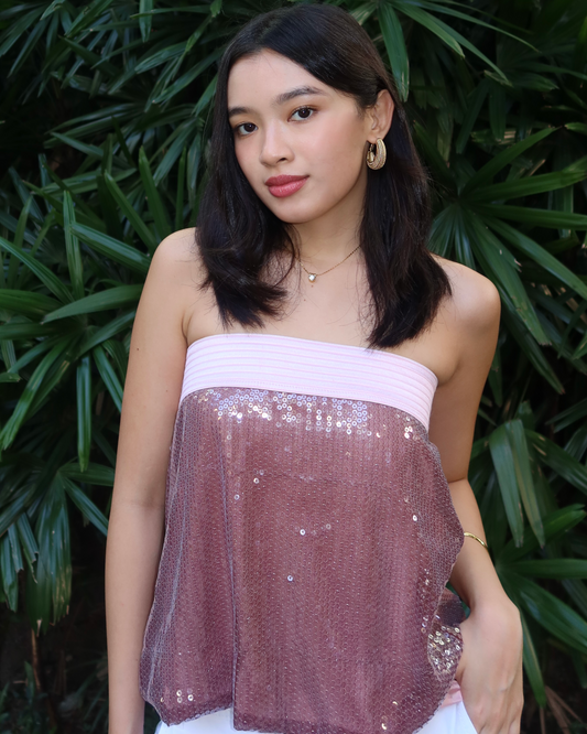 DIVA TOP IN ROSE
